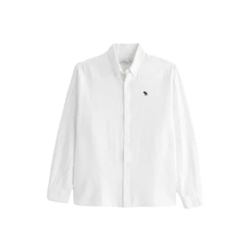 Abercrombie＆Fitch Рубашка Мужская Белая