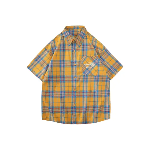 SONGXIER Желтая унисекс рубашка