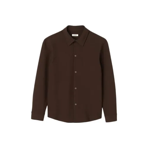 Sandro Длинный рукав Джерси Рубашка Мужская Черный Умбра