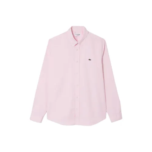 LACOSTE Collaboration Светло-розовые Мужские Рубашки