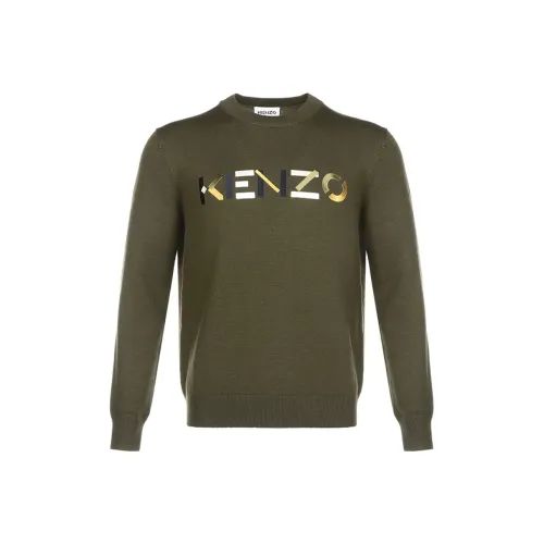 KENZO Армейский зеленый Мужские Свитера