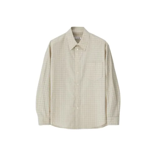 COOR Бежевые Унисекс Рубашки