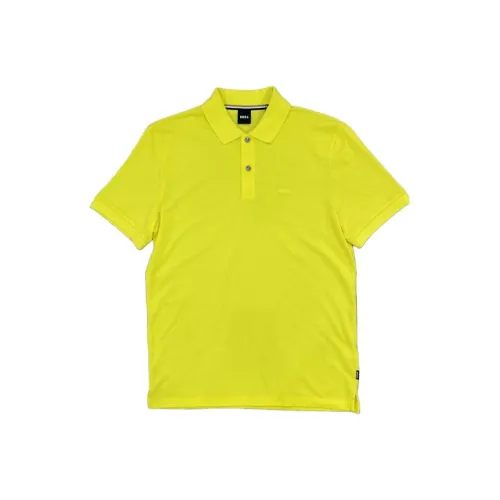 Hugo Boss SS24 Поло Мужское Ярко-Желтое