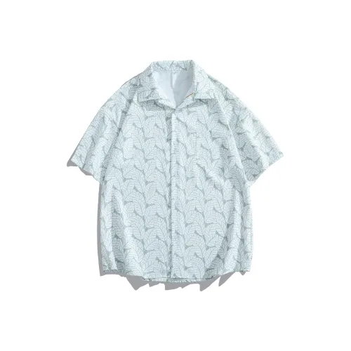 MOPE Цветочный Рубашка Унисекс Доминиканский Абрикос