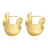 Серьги-кольца Spiral (Золото)