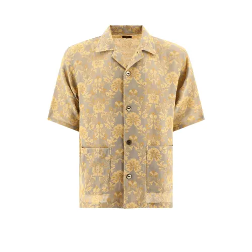 Needles Collaboration Желтые Мужские Рубашки