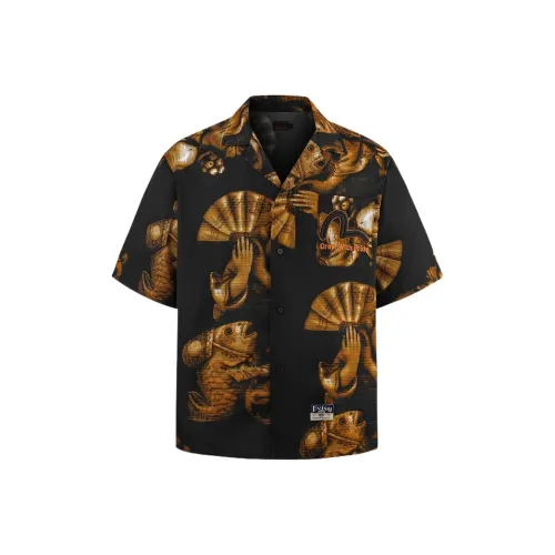 EVISU Мужские Черные Рубашки