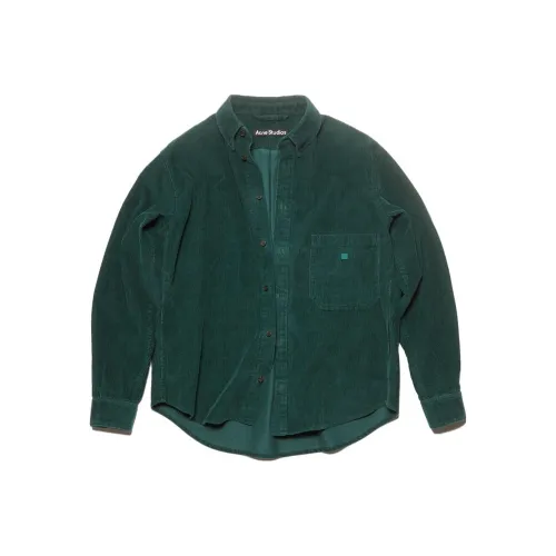 Acne Studios Meme Collection FW23 Рубашка Унисекс Темно-зеленый