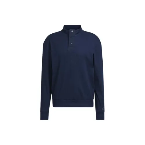 Adidas GO TO Cozy PO Поло Мужское Морской Синий