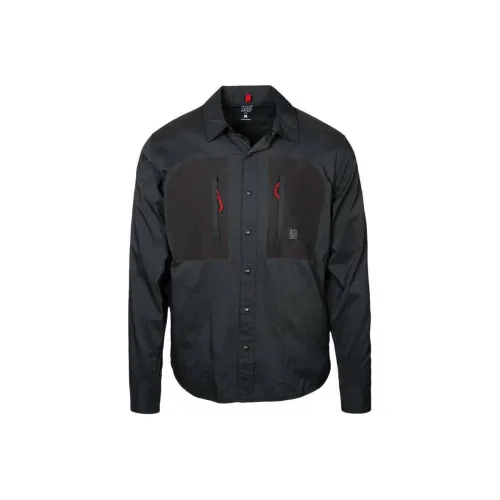 TOPO DESIGNS Мужские Черные Рубашки
