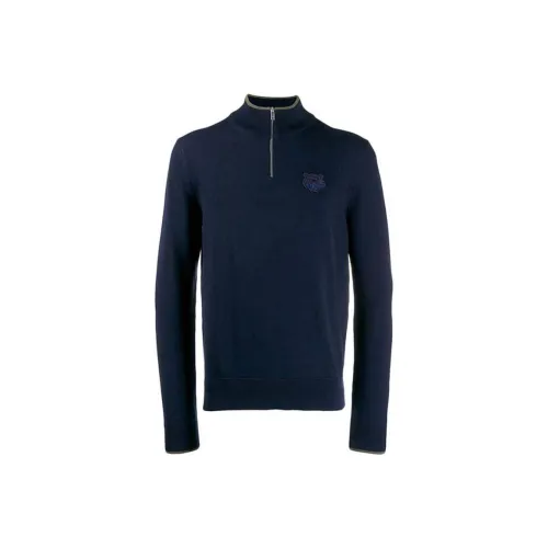 KENZO Темно-синие мужские свитеры