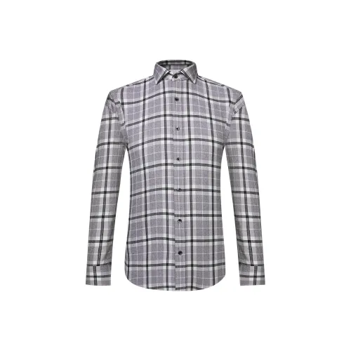 JODOLL Серые Мужские Рубашки