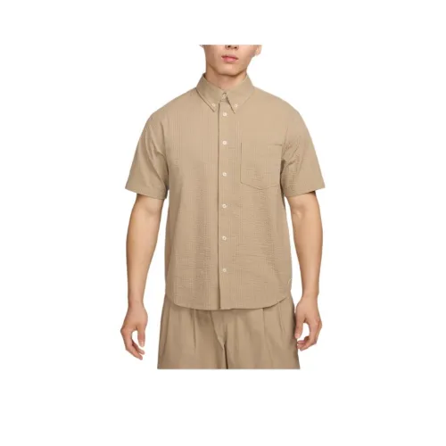 Nike Бежевые Мужские Рубашки