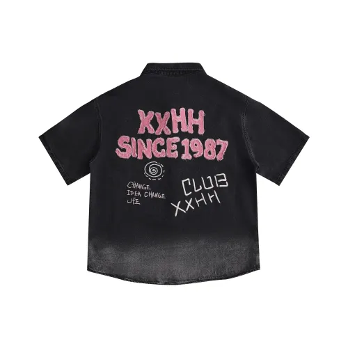 Clubxxhh Черная унисекс рубашка