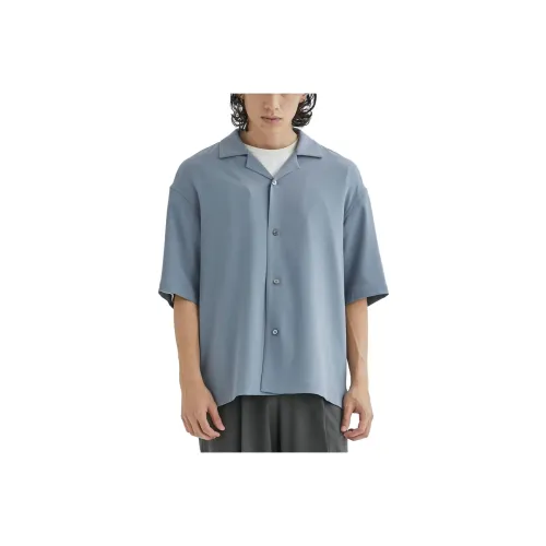 STUDIOUS совместная марка Саксонский синий Мужские рубашки