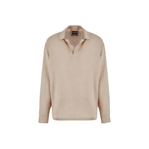 GIORGIO ARMANI Рубашка Мужская Светло-Коричневая