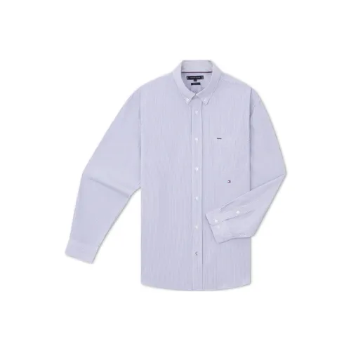 Tommy Hilfiger Рубашка Мужская Светло-Синяя 0A4