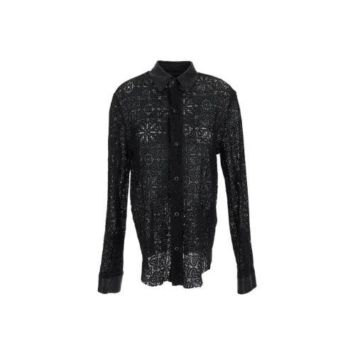 SALVATORE SANTORO Рубашка Мужская Черная