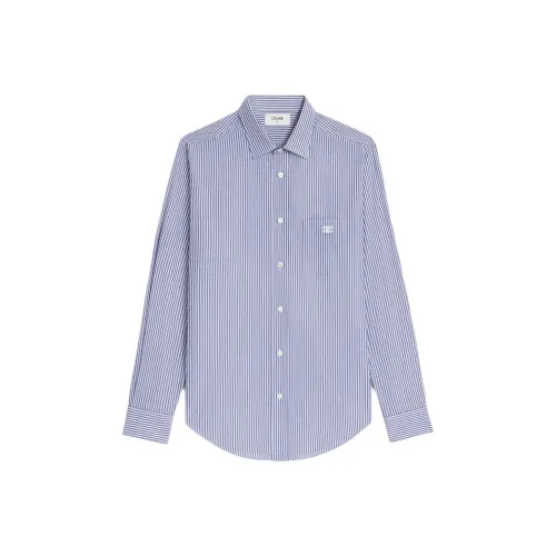 Celine Индиго Мужские Рубашки