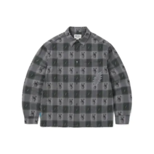 Thisisneverthat x Grateful Dead Фиолетовые Унисекс Рубашки