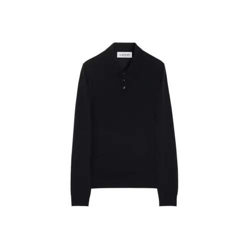 Lanvin Мужская черная поло