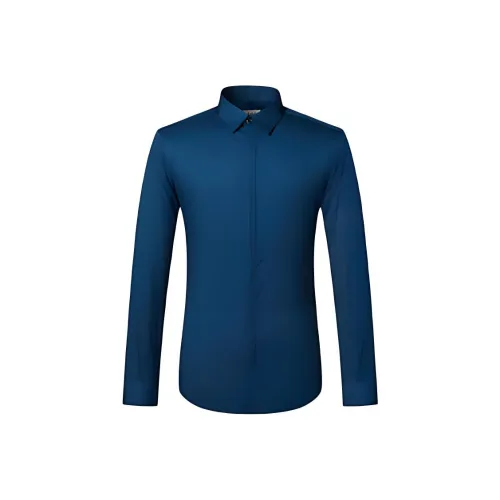 JODOLL Индиго Мужские Рубашки