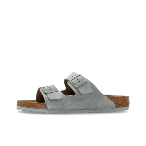 Биркенсток Arizona Slip-Resistant Abrasion-Resistant Шлепанцы Unisex Light Blue Standard