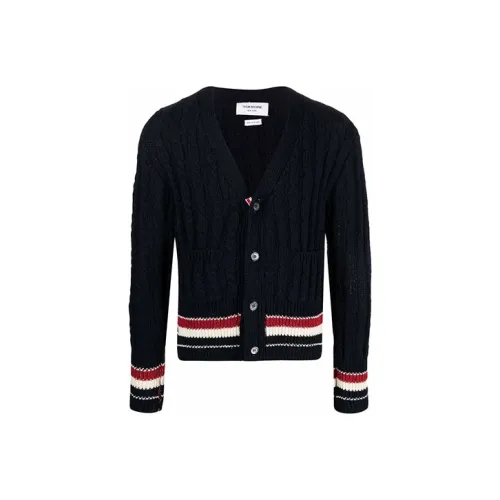 THOM BROWNE Синий Мужской Свитеры