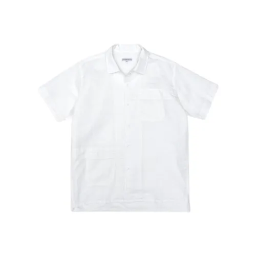 Рубашка Мужская Белая от сотрудничества Engineered Garments