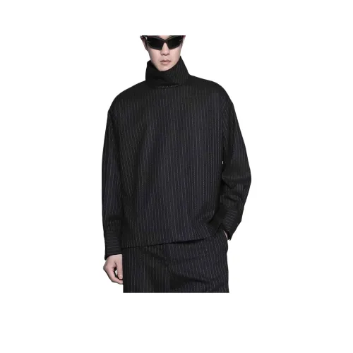 RAYSHOW Мужские черные рубашки