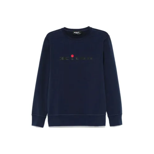 KITON Мужские Свитшоты Морского Синего Цвета