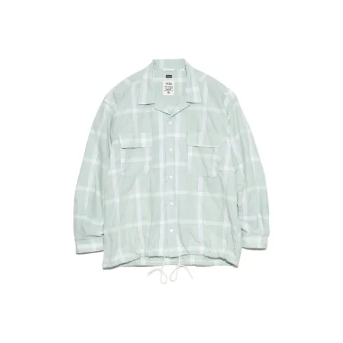 NANAMICA Коралловый Зеленый Унисекс Рубашки