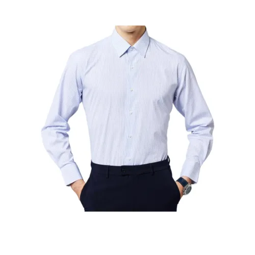 Francesco Totti Рубашка Мужская Синяя Клетка