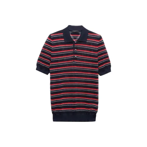 PRADA Red Men's Polo