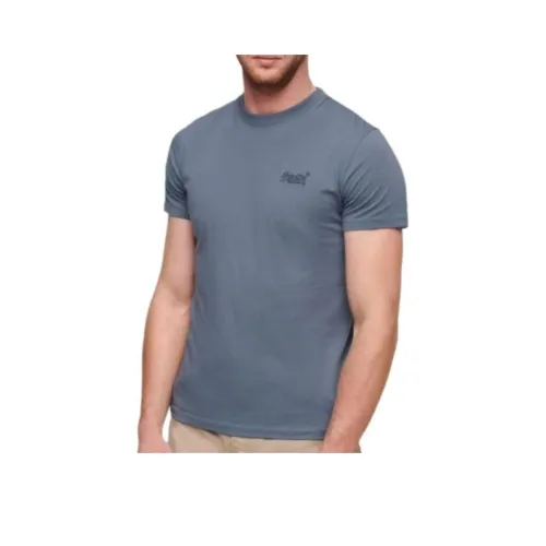 SUPERDRY Мужские синие футболки