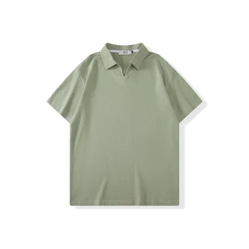 I'm David Светло-зеленая мужская поло рубашка