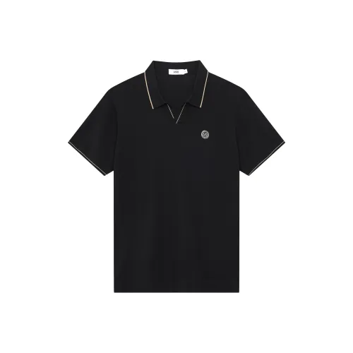 LAXDN Поло Мужское Темно-Черное