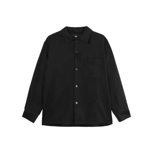 UNIQLO Черные Унисекс Рубашки