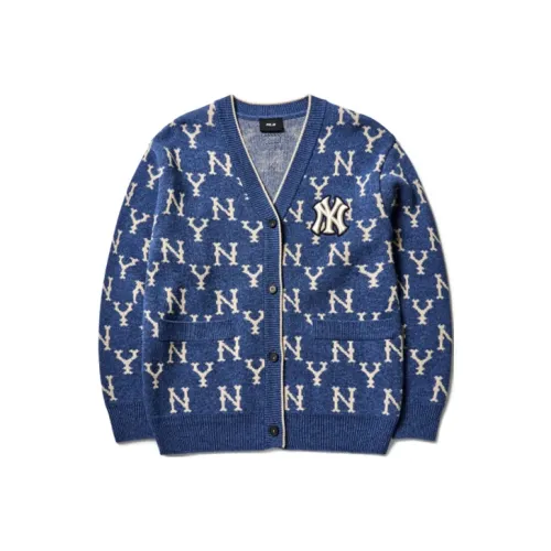 MLB Old Flower Синий Унисекс Свитеры