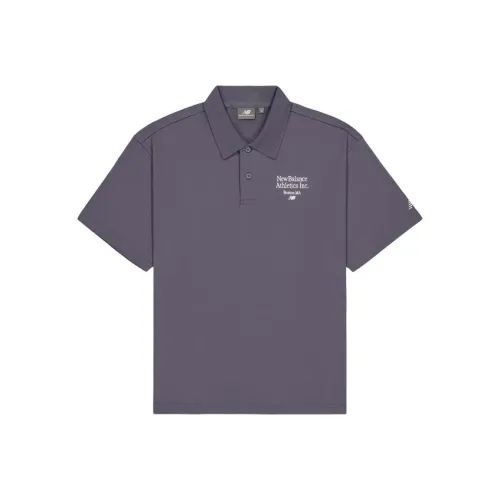 New Balance Поло Мужское Серое