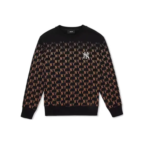 Mlb Base Logo Нью-Йорк Янкис Градация Монограмма NEW YORK YANKEES Толстовки Толстовка Унисекс Черный