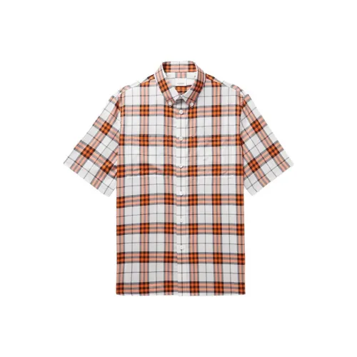 Burberry Red Men's Shirts Бургони Мужские Рубашки