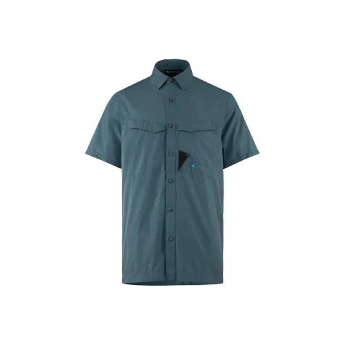 KLATTERMUSEN Syn Рубашка Мужская Whistle Blue