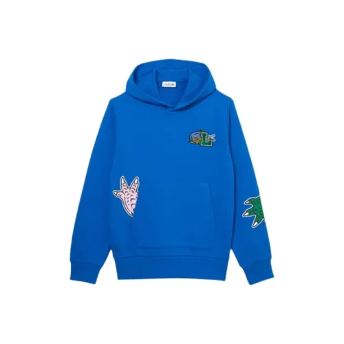 LACOSTE Collaboration Мужские Синие Свитшоты