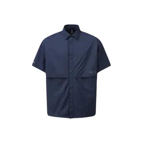 SALOMON Blue Men's Shirts SALOMON Синий Мужские Рубашки