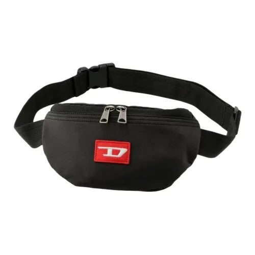 DIESEL Полиэстер с Нейлоном Одно Плечо Через Плечо Бананка Мужской Черный