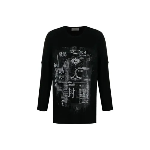 Yohji Yamamoto Черные Мужские Свитера