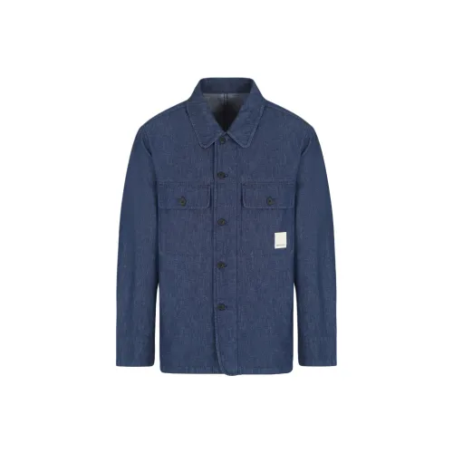 EMPORIO ARMANI Рубашка Мужская Синяя