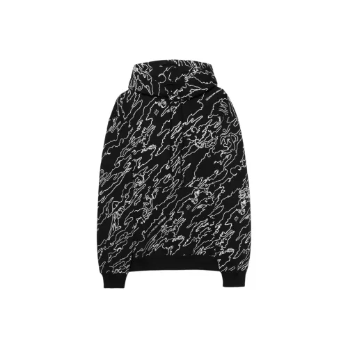 Maharishi Basquiat collaboration Черный Унисекс Свитшоты