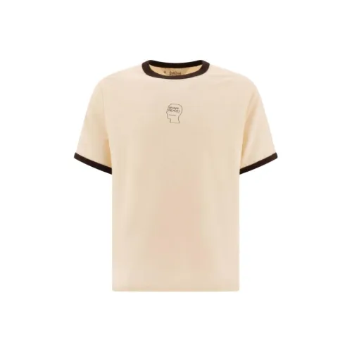 Brain Dead Co-brand Бежевый Мужской T-Рубашки